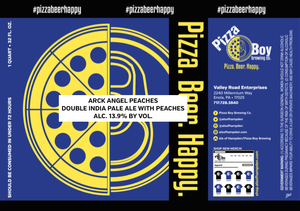 Pizza Boy Brewing Co. Arck Angel Peaches April 2017