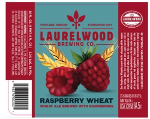 Laurelwood Brewing Co. Raspberry Wheat March 2017