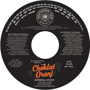 Southern Tier Brewing Co Choklat Oranj