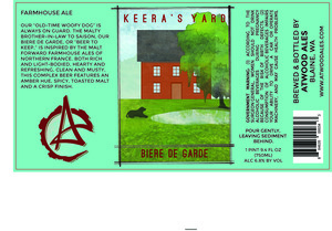 Keera's Yard Farmhouse Ale