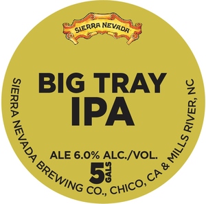 Sierra Nevada Big Tray IPA March 2017