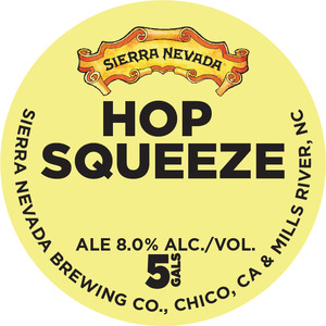 Sierra Nevada Hop Squeeze March 2017