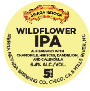 Sierra Nevada Wildflower IPA March 2017