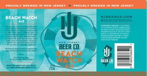 New Jersey Beer Company Beach Watch Ale March 2017