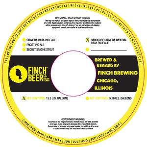 Finch Hardcore Chimera Imperial India Pale Ale