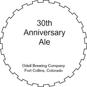 Odell Brewing Company 30th Anniversary Ale