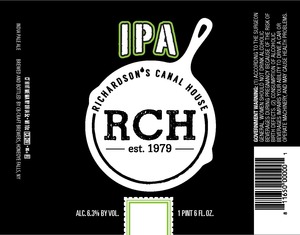 Richardson's Canal House Ipa March 2017