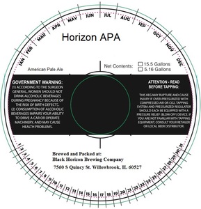 Horizon Pale Ale March 2017