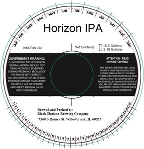 Horizon India Pale Ale March 2017