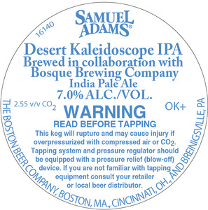 Samuel Adams Desert Kaleidoscope IPA March 2017