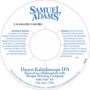 Samuel Adams Desert Kaleidoscope IPA March 2017