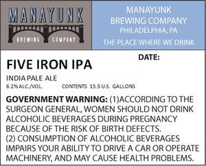 Five Iron Ipa March 2017