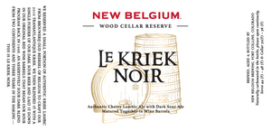 New Belgium Brewing Le Kriek Noir