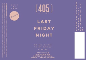 (405) Brewing Co. Last Friday Night March 2017