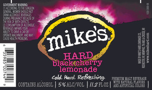 Mike's Hard Black Cherry Lemonade March 2017