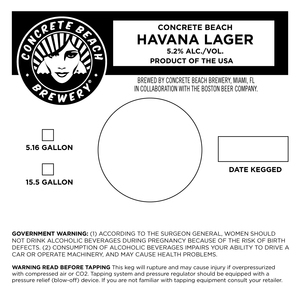Concrete Beach Havana Lager