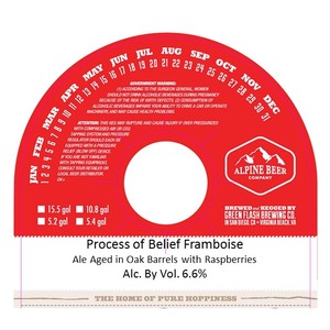 Alpine Beer Company Process Of Belief Framboise