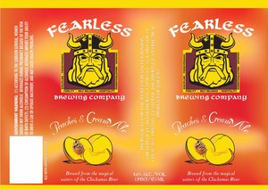 Fearless Brewing Company Peaches & Cream Ale