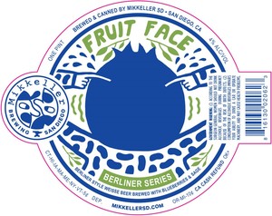Mikkeller Fruit Face With Blueberry March 2017
