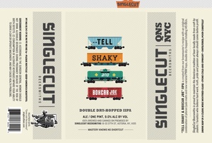 Tell Shaky And Boxcar Joe Double-dry Hopped Iipa