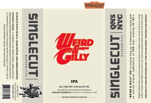 Weird & Gilly IPA March 2017