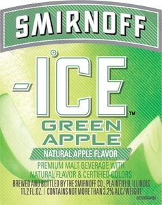 Smirnoff Ice Green Apple March 2017