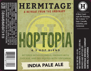Hermitage Brewing Hoptopia IPA March 2017