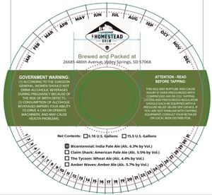 A Homestead Brew Bicentennial India Pale Ale