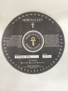 Mortals Key Brown Ale March 2017