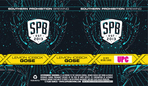 Southern Prohibition Brewing Lemon Icebox Gose