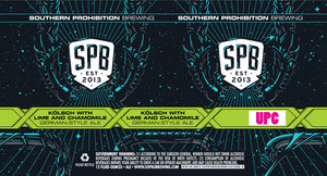 Southern Prohibition Brewing Kolsch With Lime And Chamomile