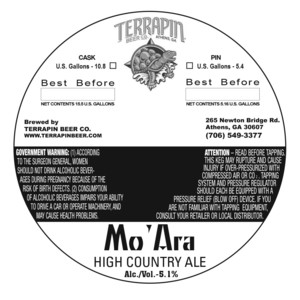Terrapin Mo'ara High Country Ale