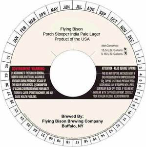 Flying Bison Porch Stooper India Pale Lager