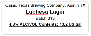 Luchesa Lager March 2017