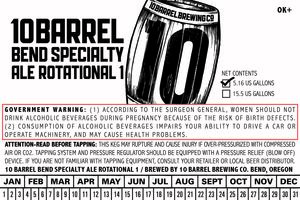 10 Barrel Brewing Co. Rotational 1