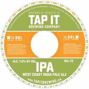 Tap It Brewing Company IPA