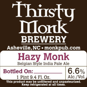 Thirsty Monk Hazy Monk March 2017