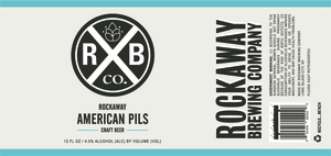 Rockaway Brewing Company Rockaway Amnerican Pils April 2017