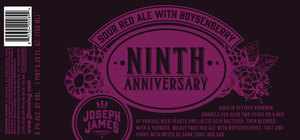 Joseph James Brewing Co., Inc. Ninth Anniversary