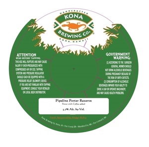 Kona Brewing Company Pipeline Porter Reserve