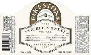 Firestone Walker Brewing Company Stickee Monkee