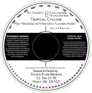 Souris River Brewing Tropical Cyclone March 2017