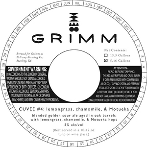 Grimm CuvÉe #4: Lemongrass, Chamomile, & Motue March 2017