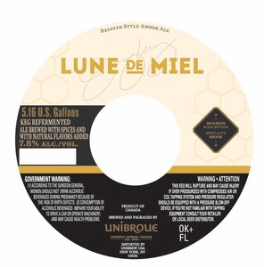 Unibroue Lune De Miel