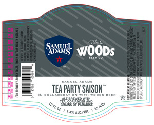 Samuel Adams Tea Party Saison March 2017