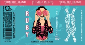 Thimble Island Brewing Company Ruby Blonde Ale March 2017