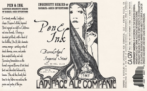 Pen & Ink Barrel-aged Imperial Stout March 2017