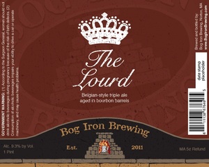 Bog Iron Brewing Lourd Bourbon Barrel Aged April 2017