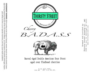 Thirsty Street Brewing Co. Cherry B.a.d.a.s.s. March 2017