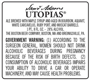 Samuel Adams Utopias April 2017